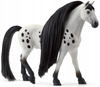 BIAŁY KOŃ W CZARNE ŁATY OGIER KNABSTRUPPER SCHLEICH DO CZESANIA STYLIZUJ