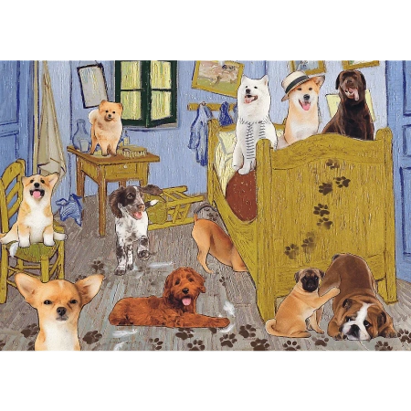  Puzzle 500 elementów Pokój van Gogha ? Psia Rewolucja Trefl