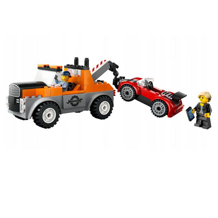 LEGO 60435 CITYSamochód pomocy drogowej i naprawa sportowego auta