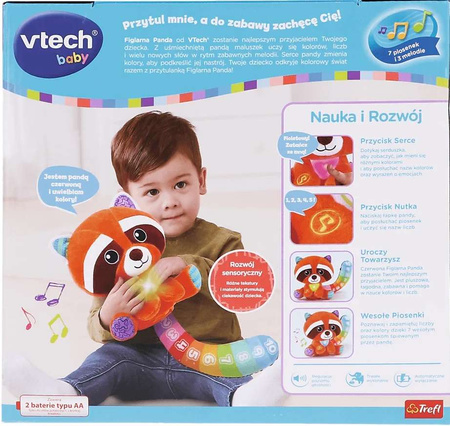 VTECH Figlarna panda interaktywna nauka kolorów liczenia piosenki motoryka