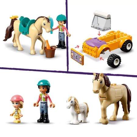 LEGO Friends 42634 Przyczepka dla konia i kucyka