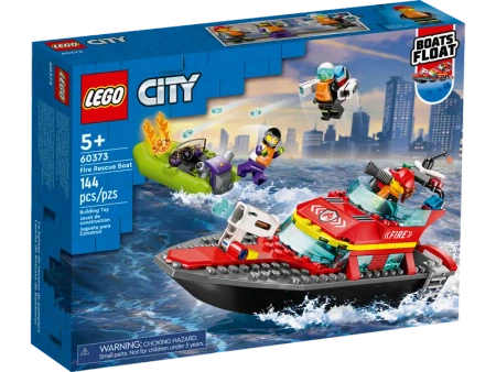 LEGO City 60373 Łódź strażacka