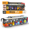 Autobus miejski Pomarańczowy CITY BUS z światłem i dźwiękiem