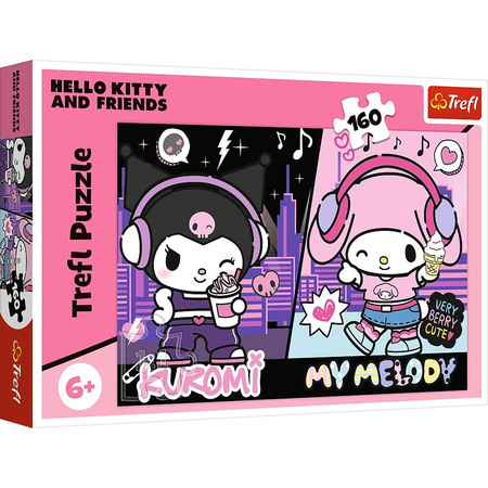 Puzzle 160 el. Kuromi rządzi Hello Kitty TREFL