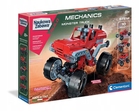 LABORATORIUM MECHANIKI MONSTER TRUCK klocki konstrukcyjne