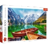 Puzzle 500 elementów Jezioro Braies Włochy Trefl