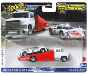 HW PREMIUM TEAM TRANSPORT '66 Porsche 906 Carrera