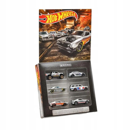 HW Hot Wheels ZAMAC 6 aut zestaw kolekcjonerski