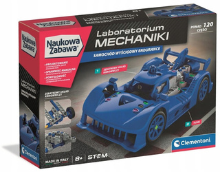 Laboratorium mechaniki samochód wyścigowy Endurance Clementoni