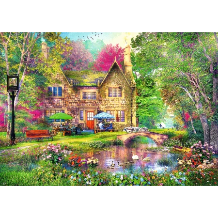 Puzzle 1000 el. Leśna przystań Trefl
