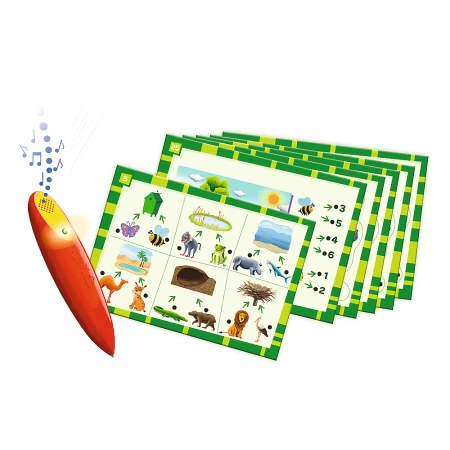Gra Zwierzęta Magiczny ołówek edukacyjna dla dzieci Trefl