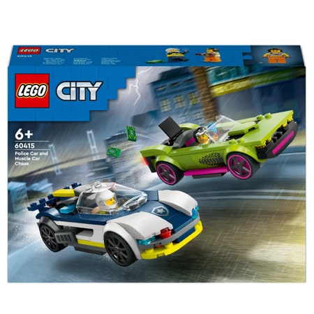 LEGO City 60415 Pościg radiowozu za muscle carem 