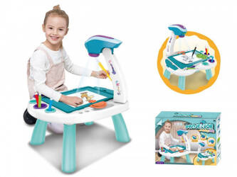 Duży stolik z projektorem rzutnikiem do rysowania dla dzieci