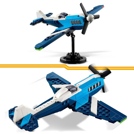 LEGO CREATOR 31160 3W1 Statek powietrzny samolot wyścigowy