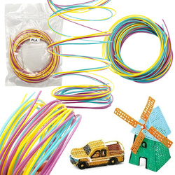 Kolorowe wkłady filament PLA do długopisu 3D zestaw 3 kolory PEN 9m