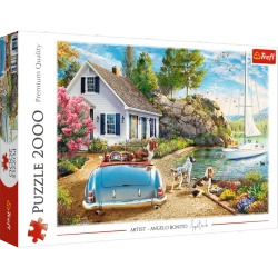Puzzle 2000 elementów wakacyjna przystań Trefl