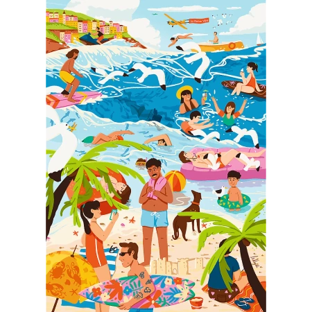 Puzzle Premium Plus Quality 1000 el The Art of Colour W wakacyjnym ferworze