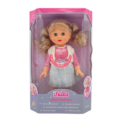 LALKA CHODZĄCA JULKA 33CM INTERAKTYWNA CHODZI ŚPIEWA SMILY PLAY
