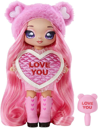 Na! Na! Na! Surprise Sweetest Hearts Doll - Pink Heart Bear lalka Gisele Goodheart