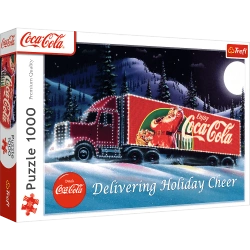 Puzzle Coca-Cola 1000 el. XMAS Świąteczna Ciężarówka