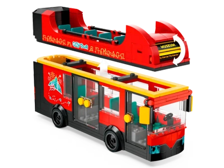 LEGO 60407 City Czerwony piętrowy autokar