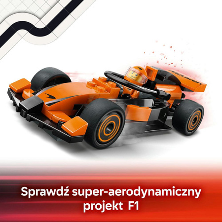 LEGO City 60442 F1 Kierowca i bolid McLaren 
