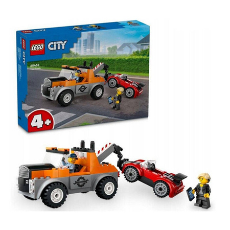LEGO 60435 CITYSamochód pomocy drogowej i naprawa sportowego auta