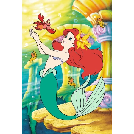 Puzzle Disney 160 elementów 40-lecie Trefl Mała Syrenka