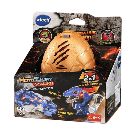 Zabawka interaktywna Vtech Motozaury Welociraptor w jajku