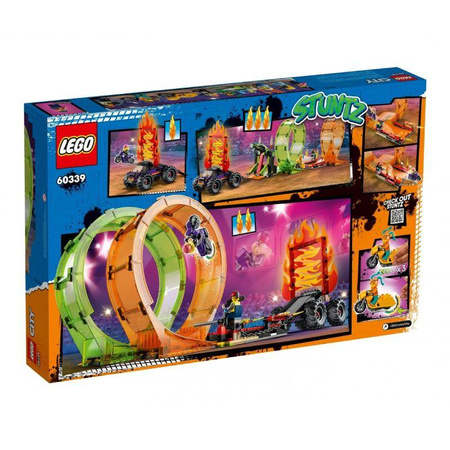 Klocki LEGO 60339 City Kaskaderska arena z dwoma pętlami