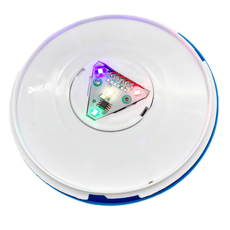 LAMPKA NOCNA PROJEKTOR GWIEZDNY NIEBIESKA NA USB BATERIE 