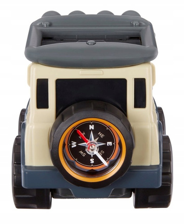 Auto Little Tikes Big Adventures Safari SUV z lornetką latarką kompasem