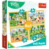 Puzzle 4w1 Trefliki na wakacjach Trefl