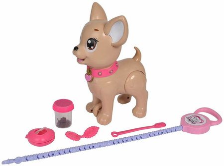 CHI CHI LOVE POO POO PUPPY szczeniak na smyczy chodzący interaktywny
