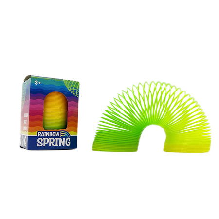 Sprężyna tęczowa 6x4cm mała sprężynka do zabawy antystresowa gra zręcznościowa