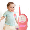 Walkie Talkie pastelowy różowy dla dzieci krótkofalówka 1000m