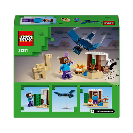 LEGO Minecraft 21251 Pustynna wyprawa Stevea