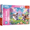 Puzzle 30 elementów Świat pełen uśmiechu Rodzina Treflików Trefl
