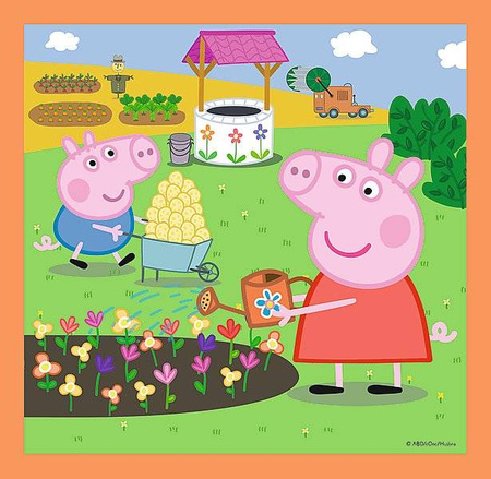 TREFL Puzzle 3w1 Pomysłowa świnka Peppa