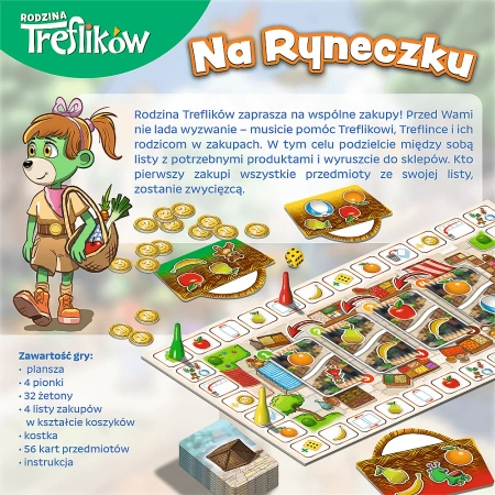 Gra rodzinna Na Ryneczku Rodzina Treflików Trefl