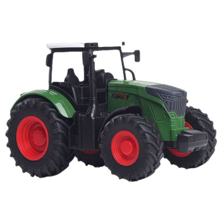 Traktor zielony CIĄGNIK z gumowymi kołami dla dzieci