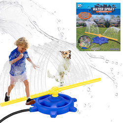 Zraszacz ogrodowy dla dzieci skakanie przez wodę kręcąca fontanna wodna