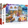 Puzzle 1000 el. Zimowy czas Trefl