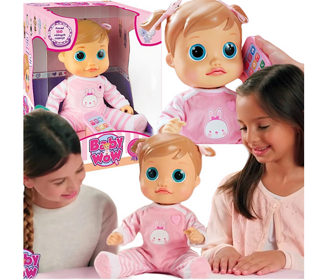 Emma mówiąca lalka poruszająca ustami 38cm ze smartfonem Epee