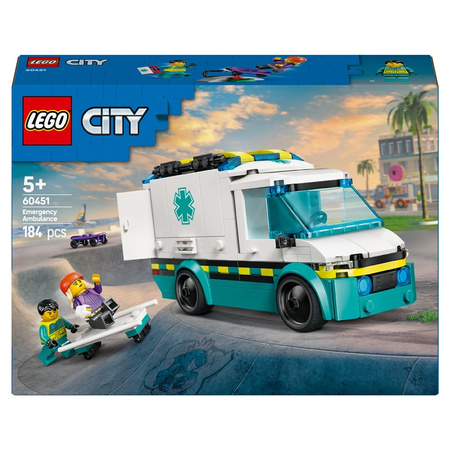 LEGO CITY 60451 Karetka pogotowia z noszami