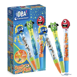 Clementoni Studio tworzenia długopisów zestaw uzupełniający Monster Pens 18833