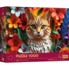 Puzzle z efektem 3D 1000 elementów 40-lecie Trefl Kot