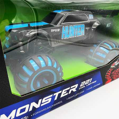 Auto R/C 2.4GHz światło ładowarka USB duży monster truck 33x20x20 cm