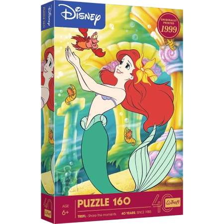 Puzzle Disney 160 elementów 40-lecie Trefl Mała Syrenka