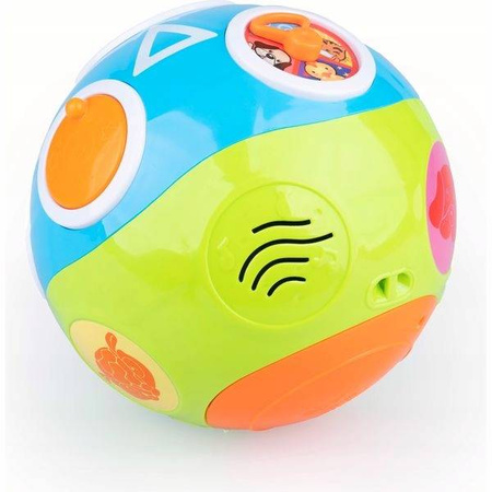 WIRUJĄCA PIŁKA INTERAKTYWNA MÓWIĄCA PL ZABAWKA 6m+